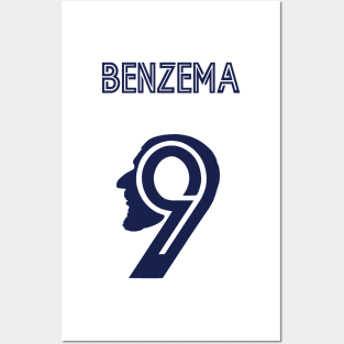 Benzema 9 real madrid Special Posters and Art